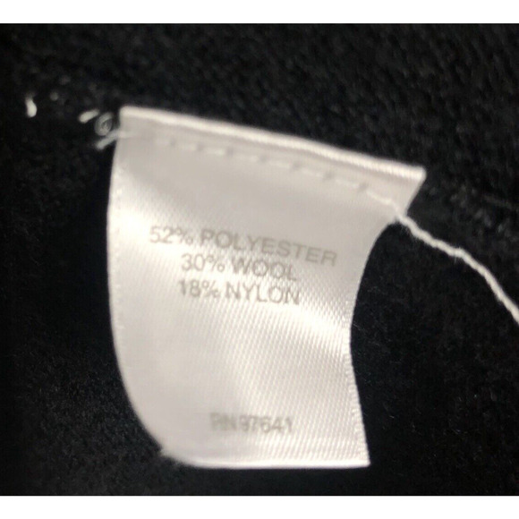 J. JILL Wool‎ Blend Duster Cardigan Sz SP Petite Black Pockets Longline Sweater - Picture 5 of 13